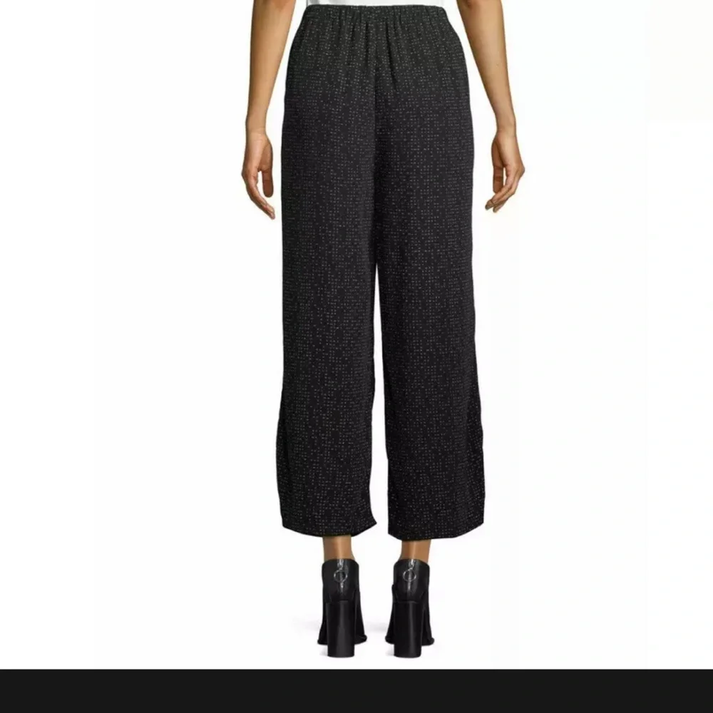 SOLD ON EBAY Eileen Fisher Morse Code Wide Leg Pants NWT - Picture 3 of 16